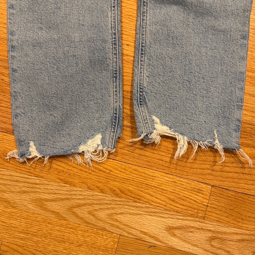 Agolde Riley High Rise Straight Crop Jeans - Picture 8 of 11